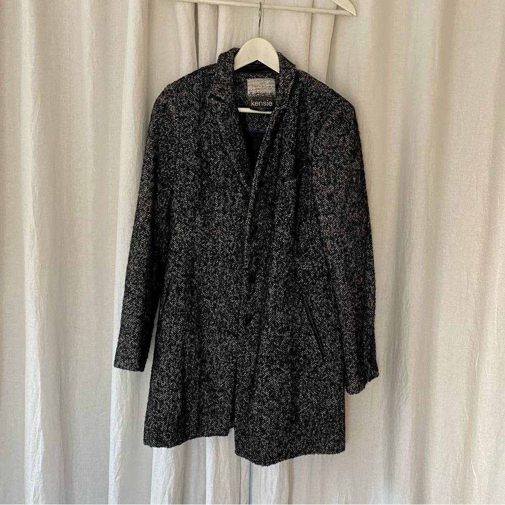 Kensie Size Medium Wool Blazer Style Jacket
